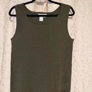 Coldwater Creek Olive Tank Top